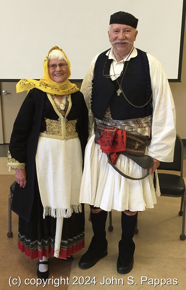 Mavrofoustano and Foustanela Costumes